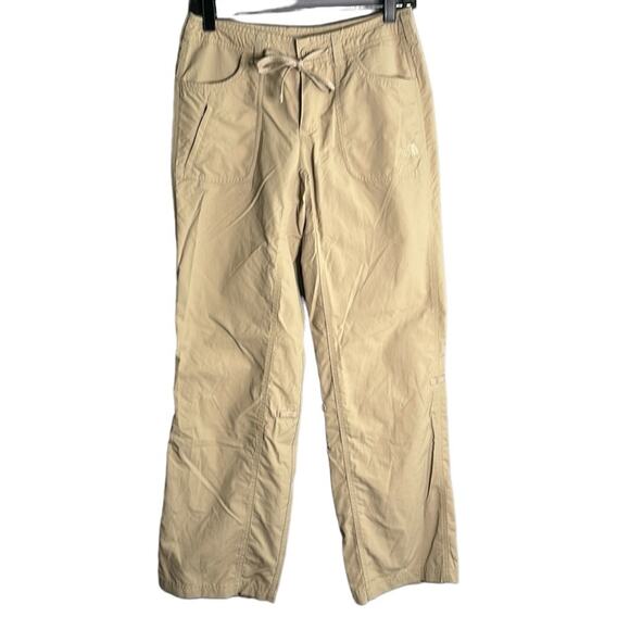 The North Face Khaki Cargo Straight Leg Pants Size 2 - Picture 1 of 8